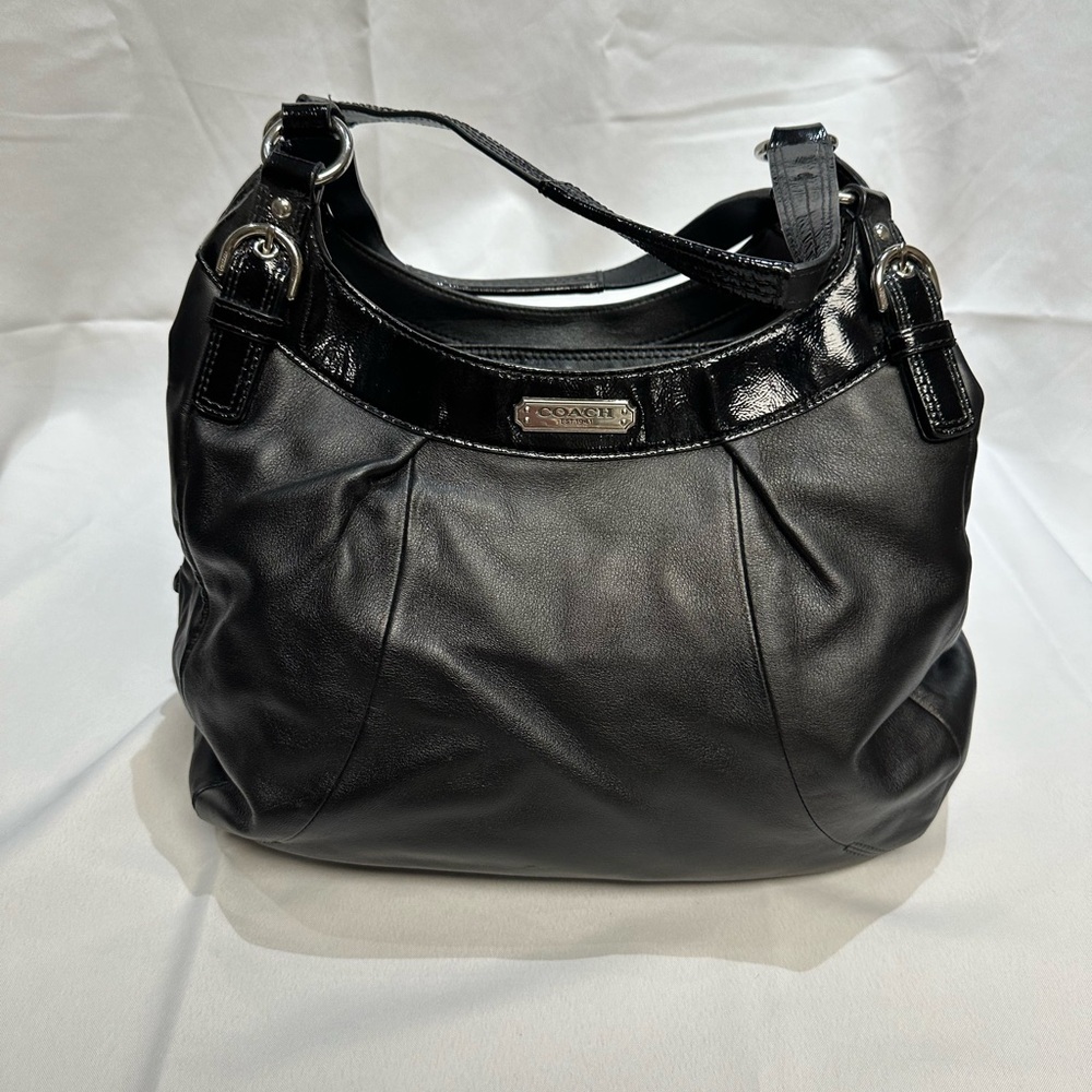 Coach Black Leather Handbag